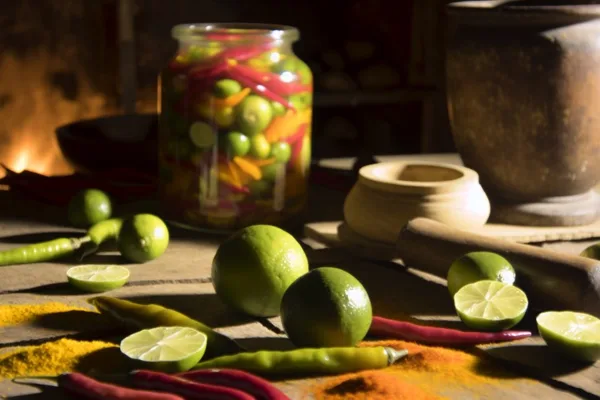 oil free indian lime pickles