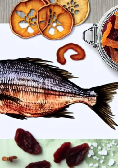 quick dried fruit fish